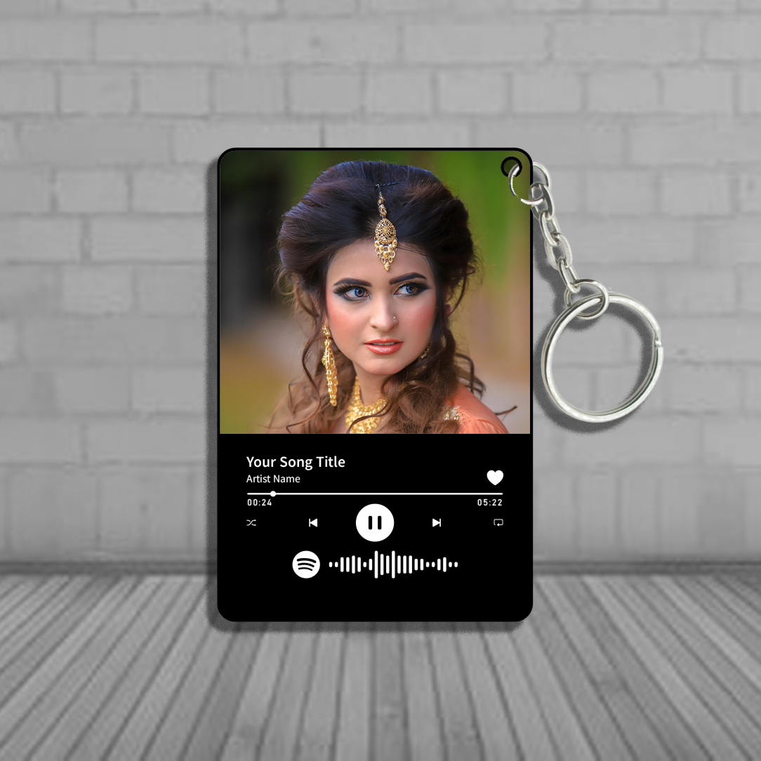 Personalize Memories with Custom Spotify Keychains