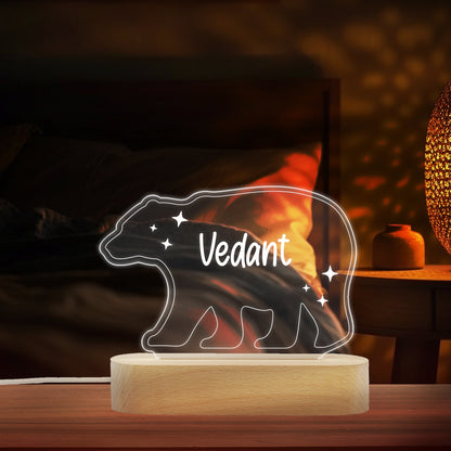  Custom Name Beer Design LED Night Lamp Gift for Kids, Todller on Birthday, Baby Shower