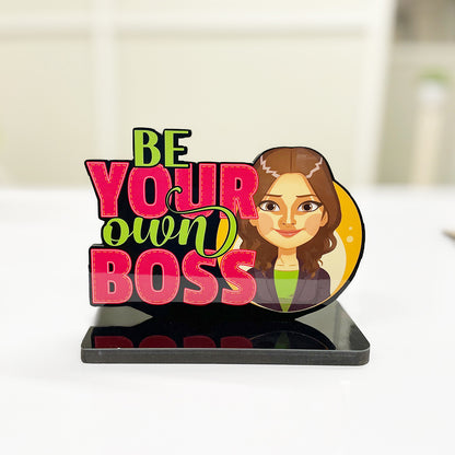 Inspirational and Motivational Table Decor Piece: Be Your Own Boss