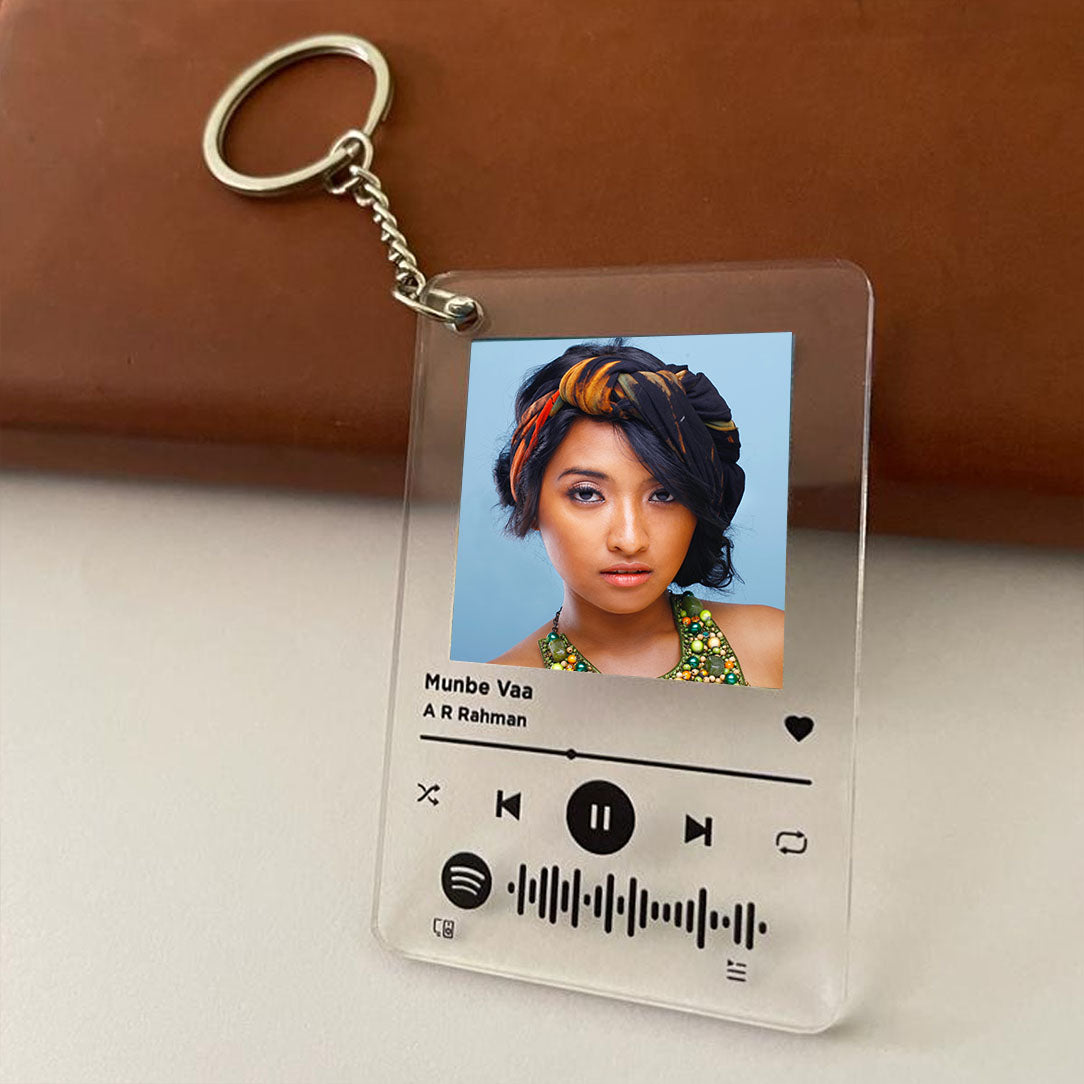 Customized Spotify Keychain - Transparent