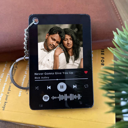 Personalized Spotify Keychain