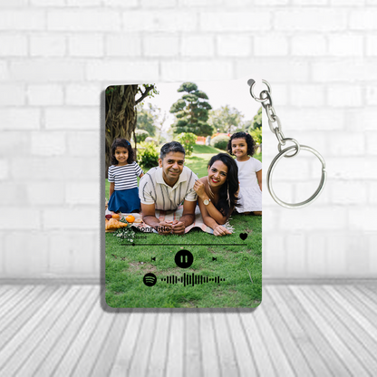 Personalized Full Canvas Spotify Keychain